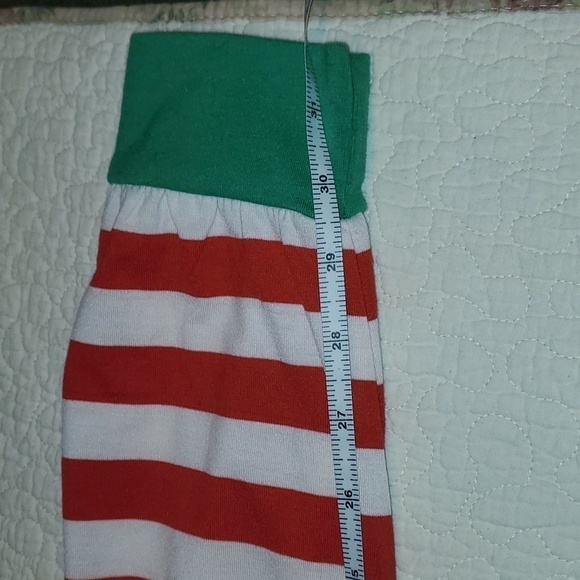 Shelry Red & White Striped Unisex 2 Piece Sz M Pagamas - Picture 14 of 14